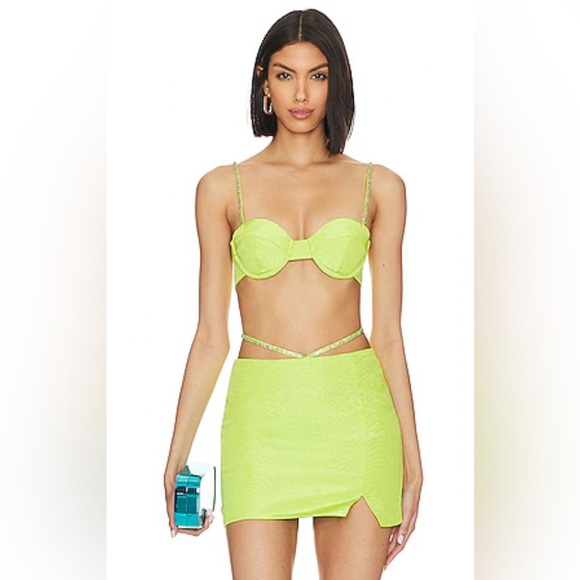 Camila Coelho Dresses & Skirts - Revolve Camila Coelho Lime Green Skirt Set XS